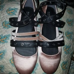 Punk Rock Strappy Ballet Flats